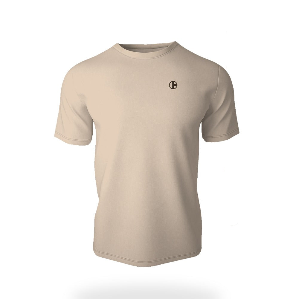 PLAYERA BEIGE CANCHA ALGODON
